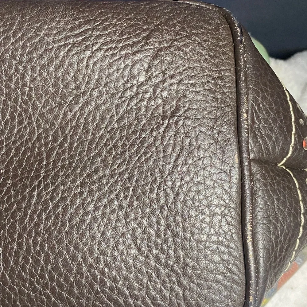 GUC Dooney & Bourke Madre Ladybug Satchel - Picture 8 of 9